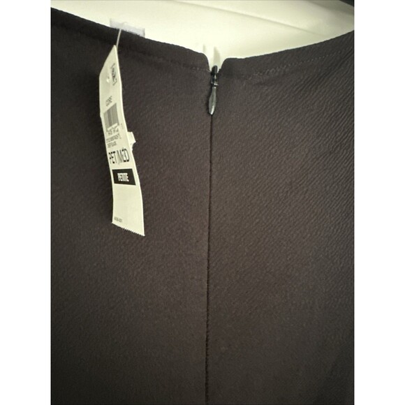 Bar III Petite Women's Sleeveless Crewneck Tie-Waist Jumpsuit Chic Deep Black PM - Picture 12 of 13